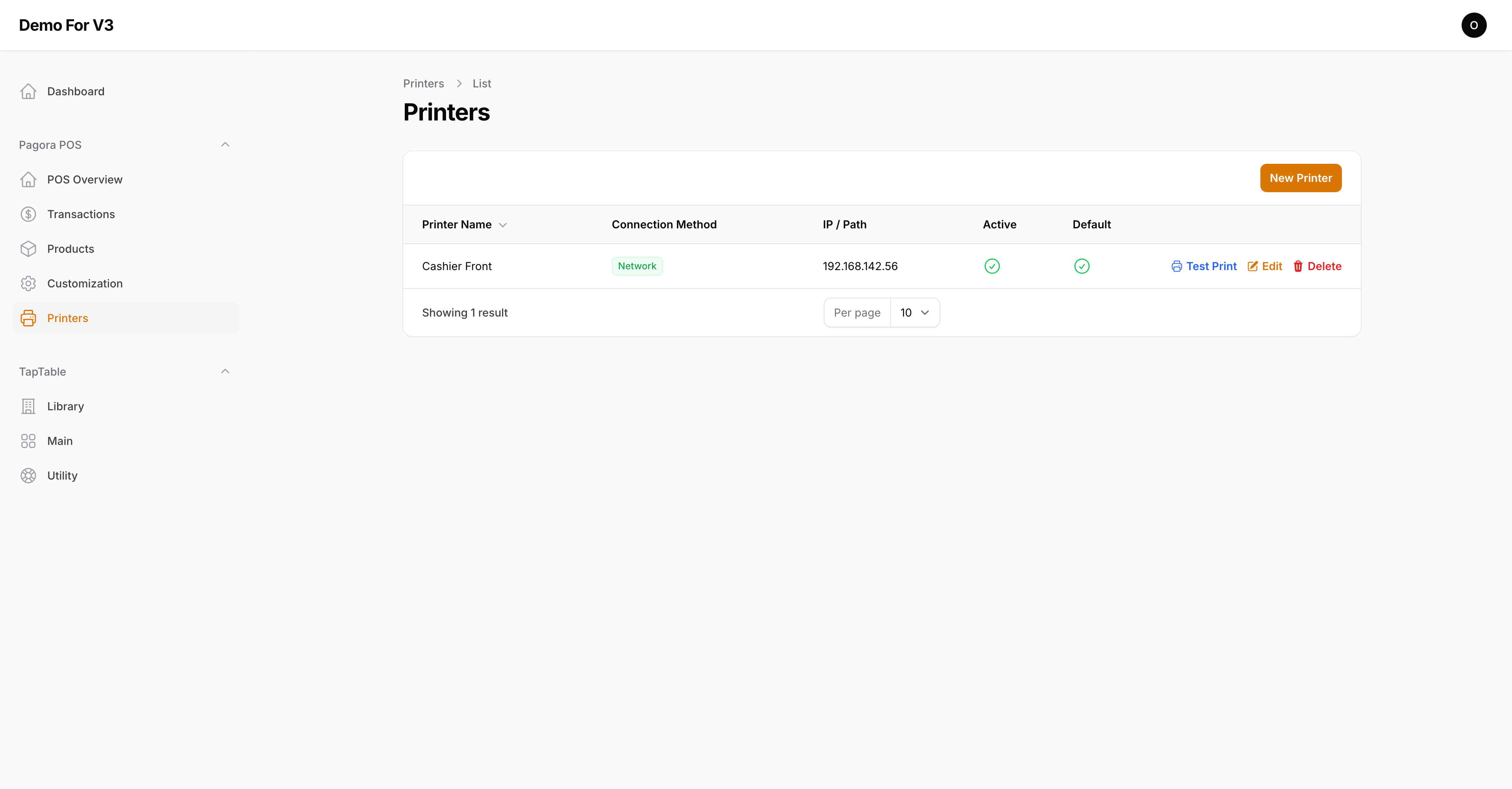Seamless Printer ESC/POS Support