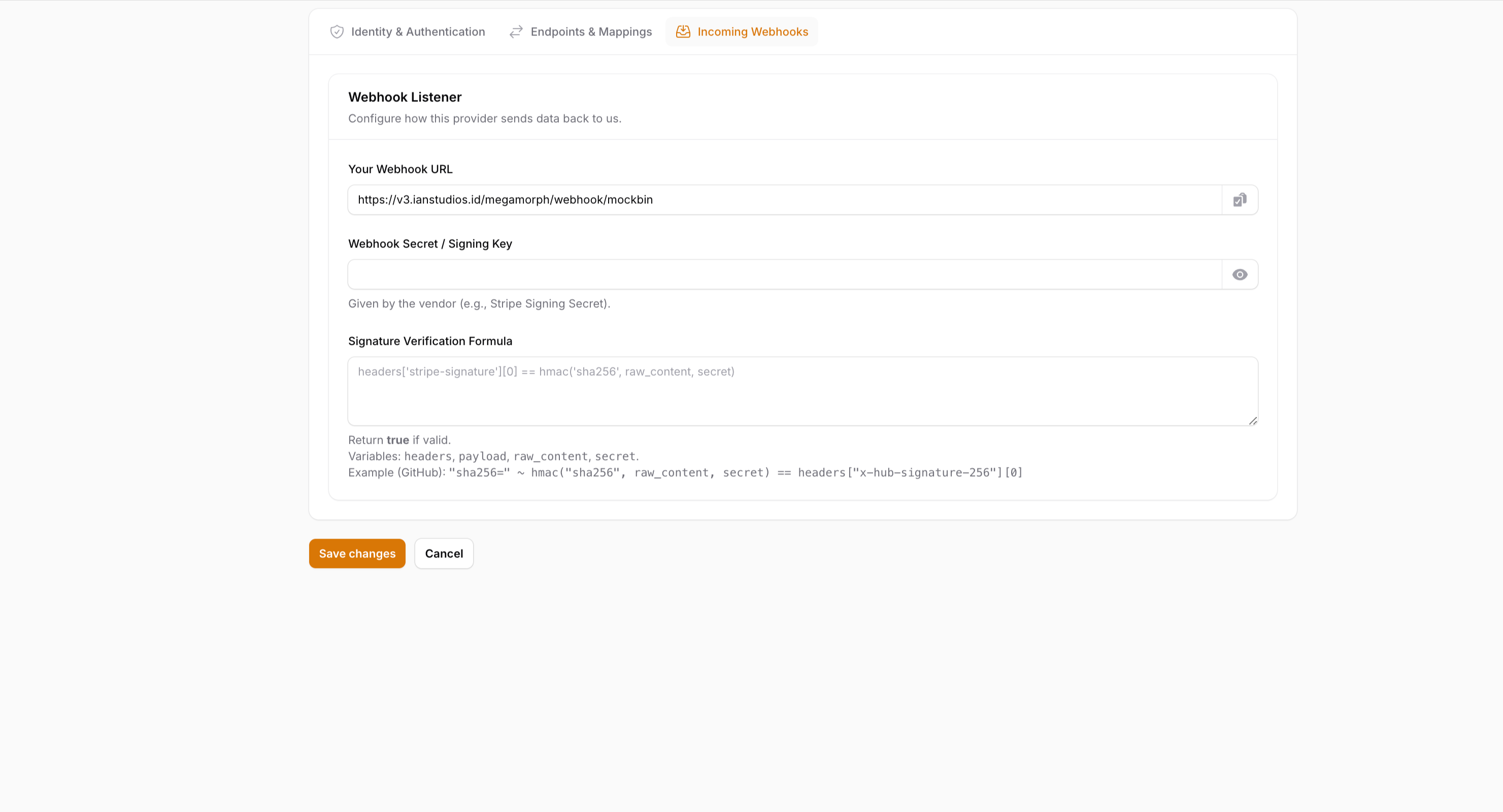 Universal Webhook Listener